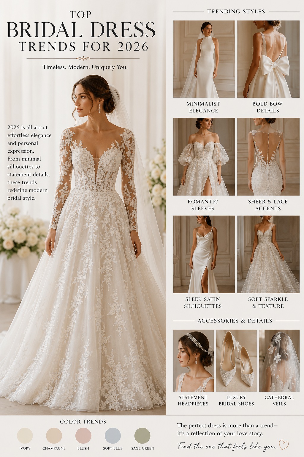 Top Bridal Dress Trends for 2026