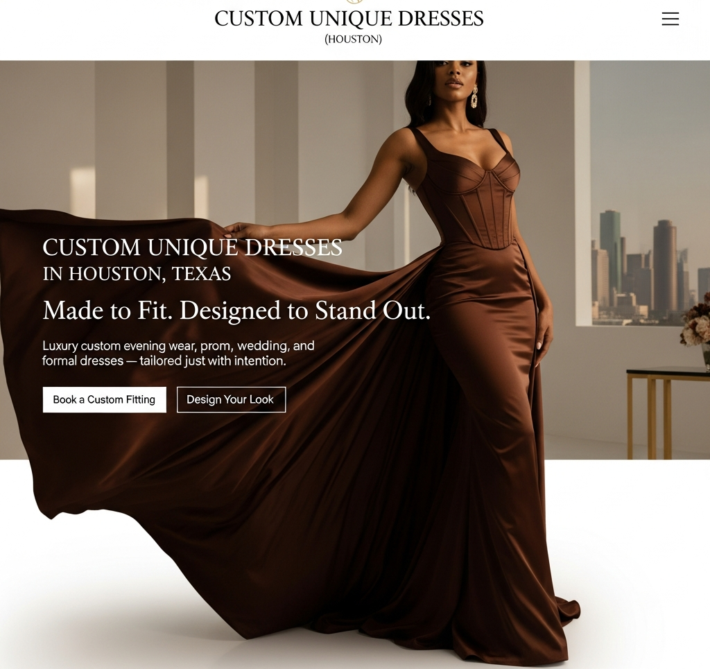 Custom Unique Dresses in Houston Texas: Made Just for You
