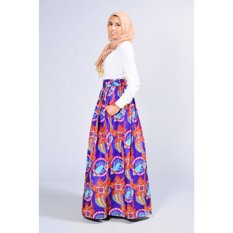 Adensecret Oyehtife African Print Ankara skirt