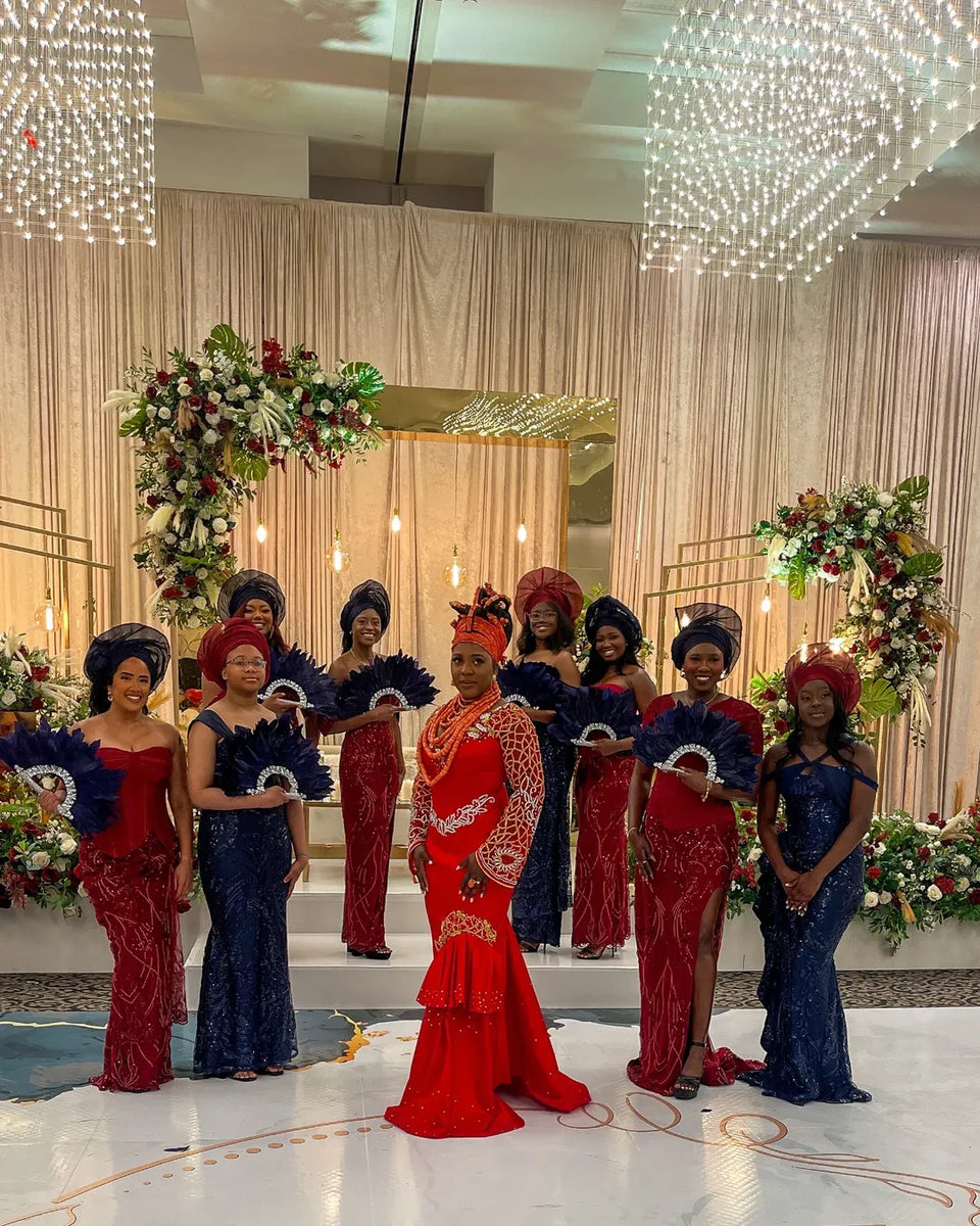 nigerian bridal dresses Nigerian, African Dress for Women/highend Beaded Lace/nigerian Wedding Guest Party Dress/wedding Gown/bridesmaids Dresses/lace Asoebi Styles ensuring its as exceptional as the love youre celebrating Honoring Heritage with Nigerian Traditional
