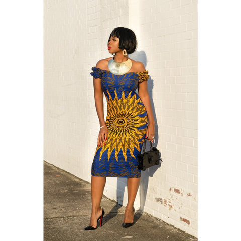 Adensecret Abidemi african print dress