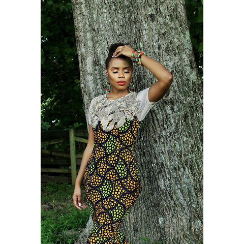 Adensecret Adefunke african print dress