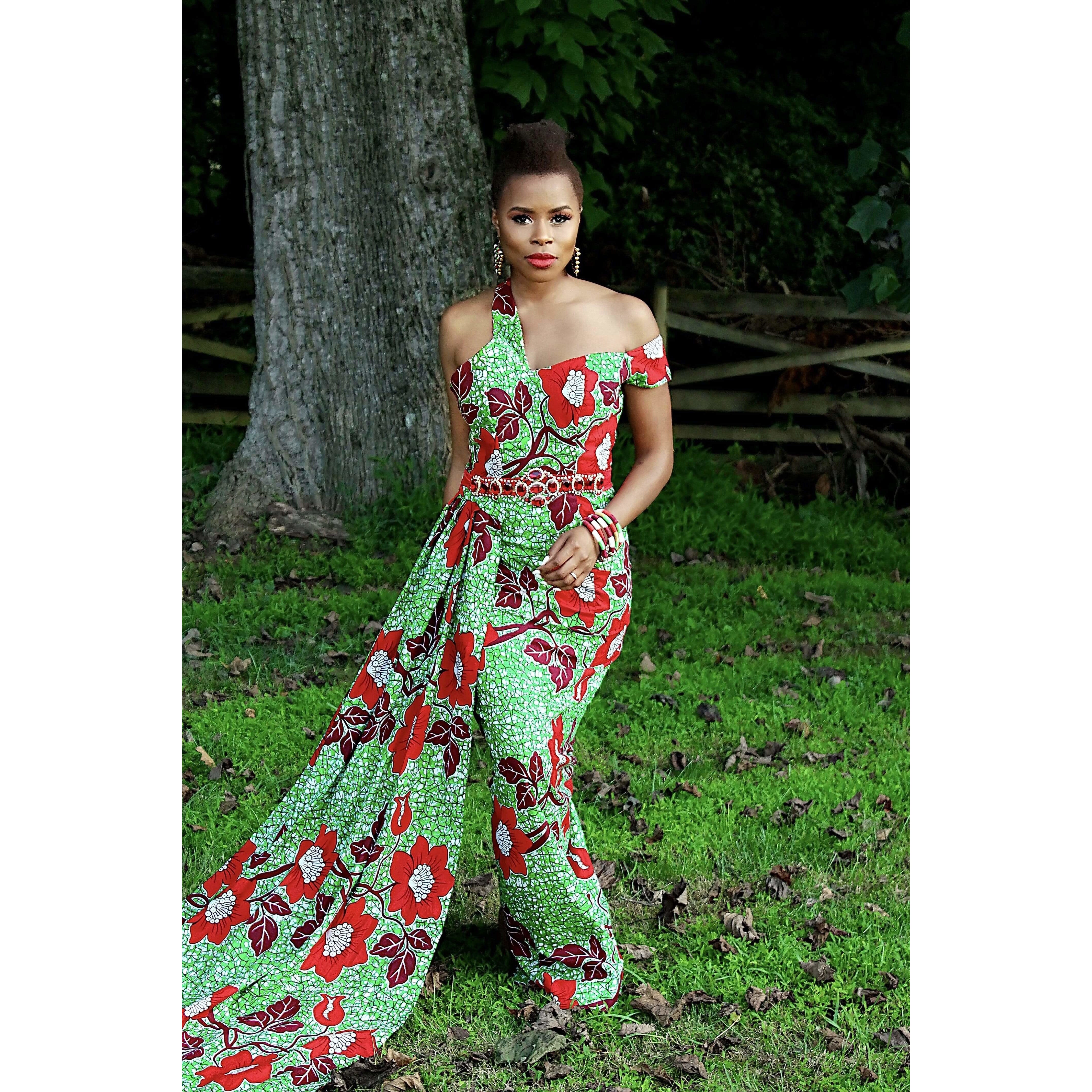 Adensecret  Osewa african print dress