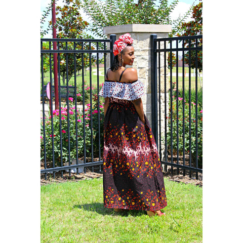 Bukola African print Ankara Dress