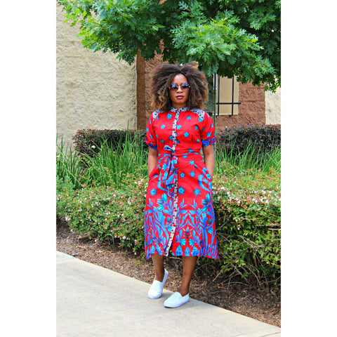 Adunni African print Ankara Dress