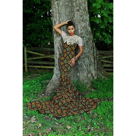Adensecret Adefunke african print dress